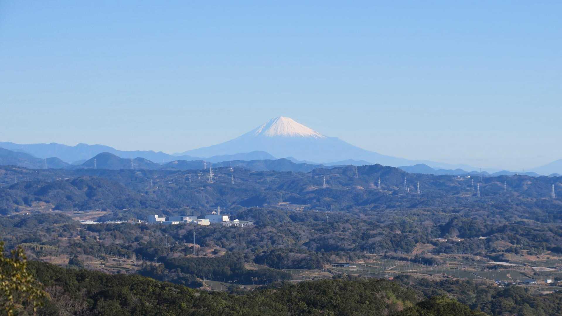 富士山を見ながら、居合わせた方と少しお話しタイム