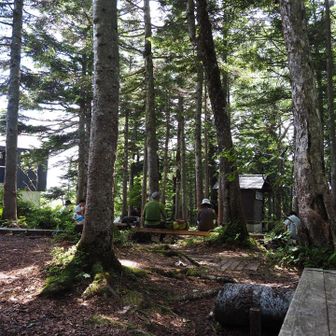 小屋裏テラス、落ち着く日陰
しばしゆっくり