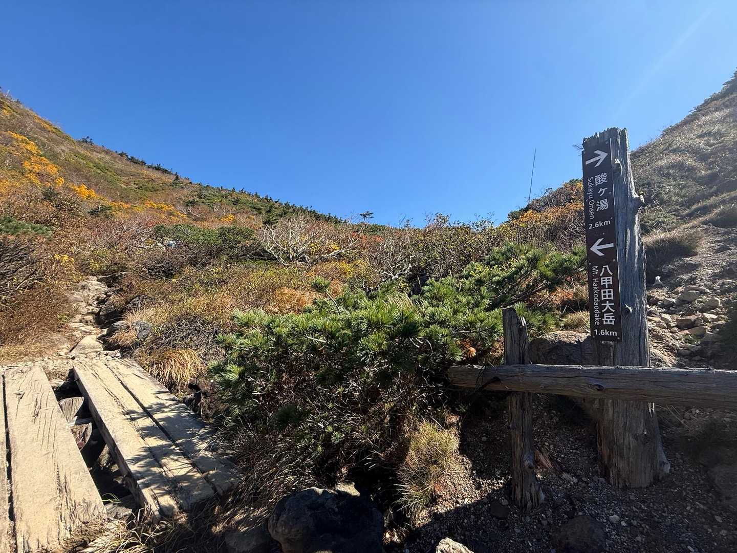 八甲田大岳登山口-八甲田山-井戸岳-毛無岱湿原経由八甲田登 縦走コースの写真