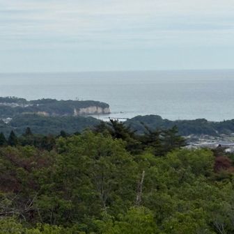 南展望台から川尻海岸方面