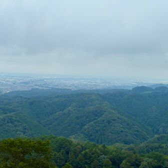帰りの方が少し遠くが見えています。