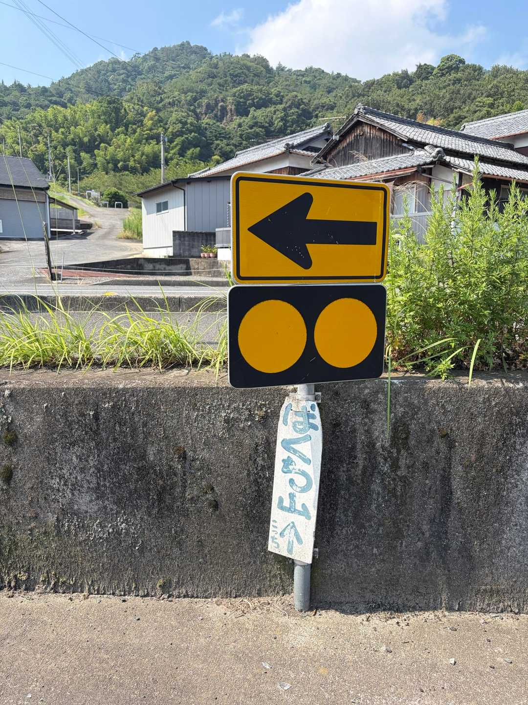 初めて見た標識