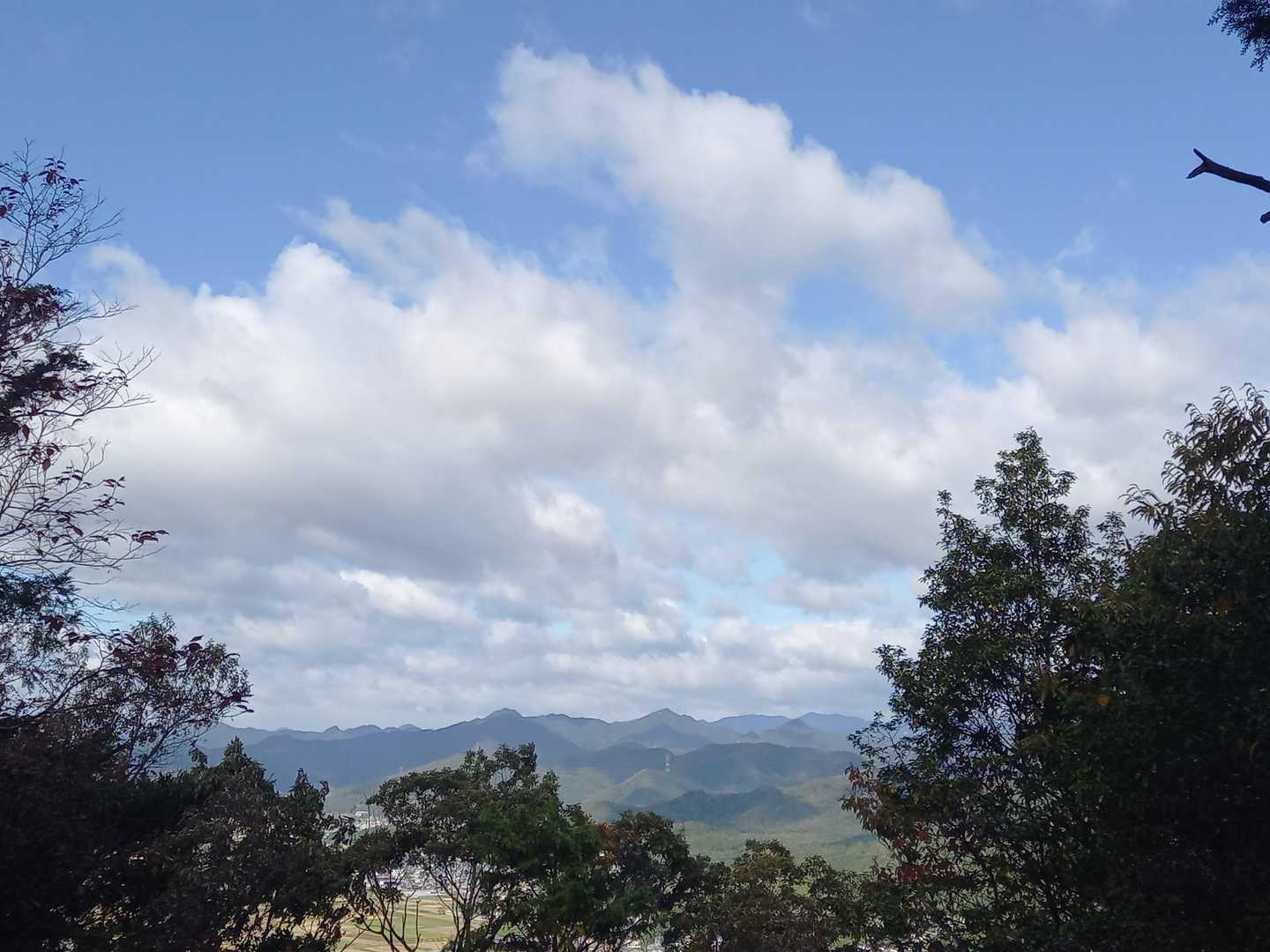 少し景色が見える