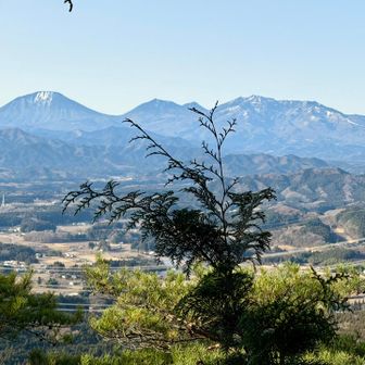 男体山見ながら一休み