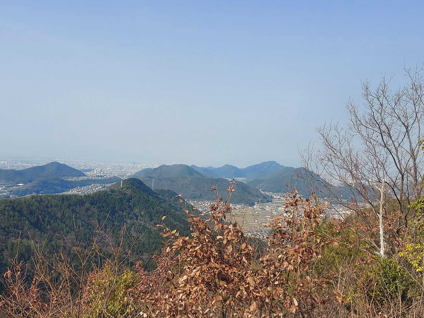 金華山方面。金華山サークル（ＧＴ）がよくわかる。「４月にやるよ～」と誘われたけど。。。