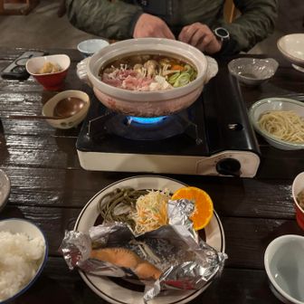 2日目はキムチ鍋
ホイル焼きも中身が鮭に