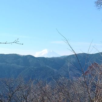 ベンチがありゆっくり出来ます。富士山です。