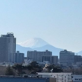 今日は富士山良く見えた。
