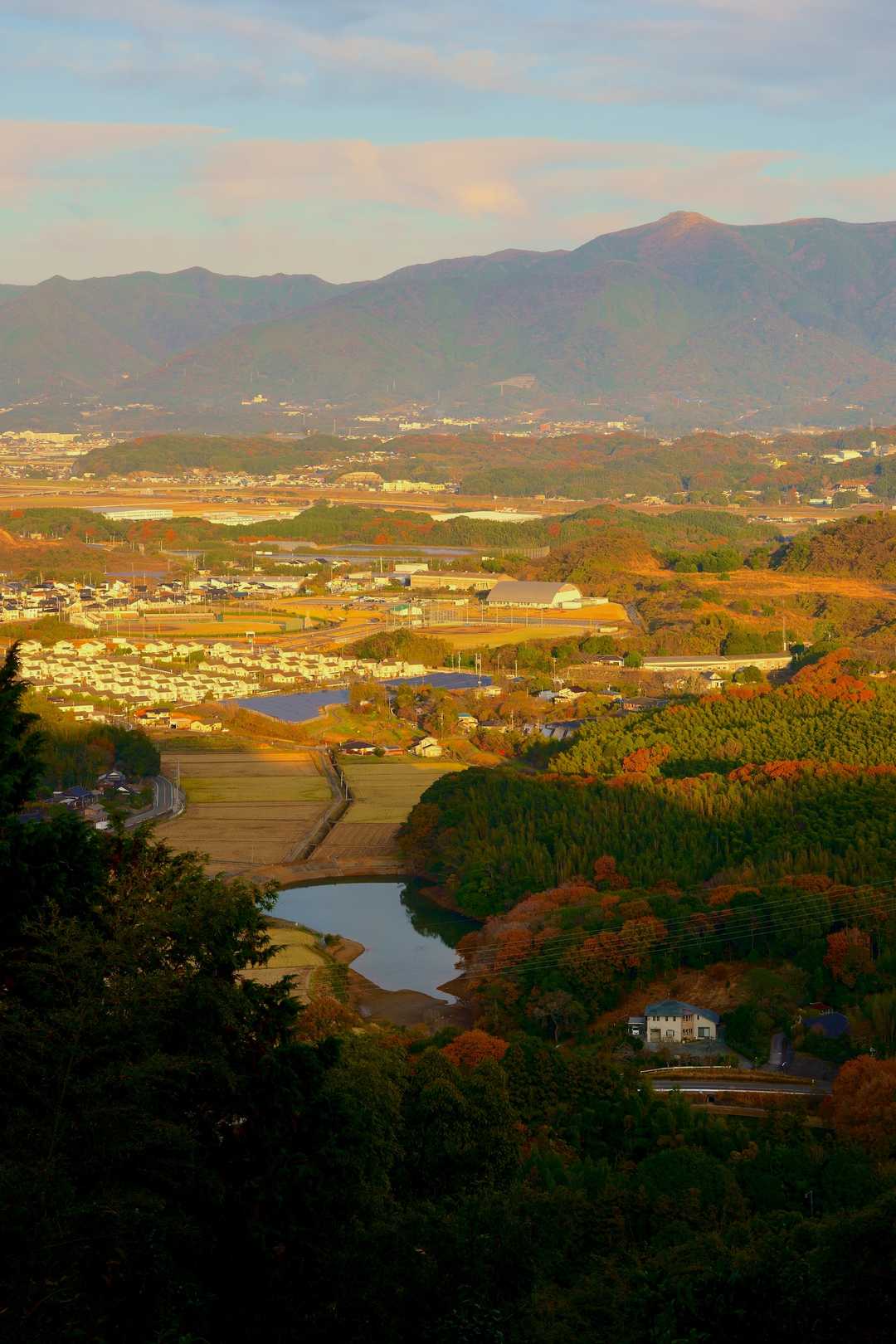 日陽山山頂からの眺望・・・福智山方面