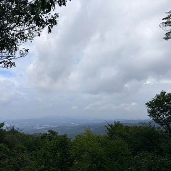 山頂からの眺望☁️
今日は遠くの山が見えませんでした😢