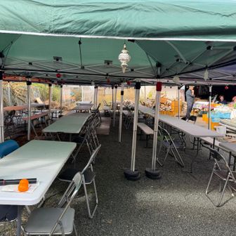 ここで食べます