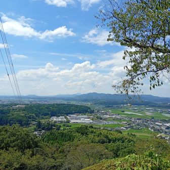 山頂から金峰山方面