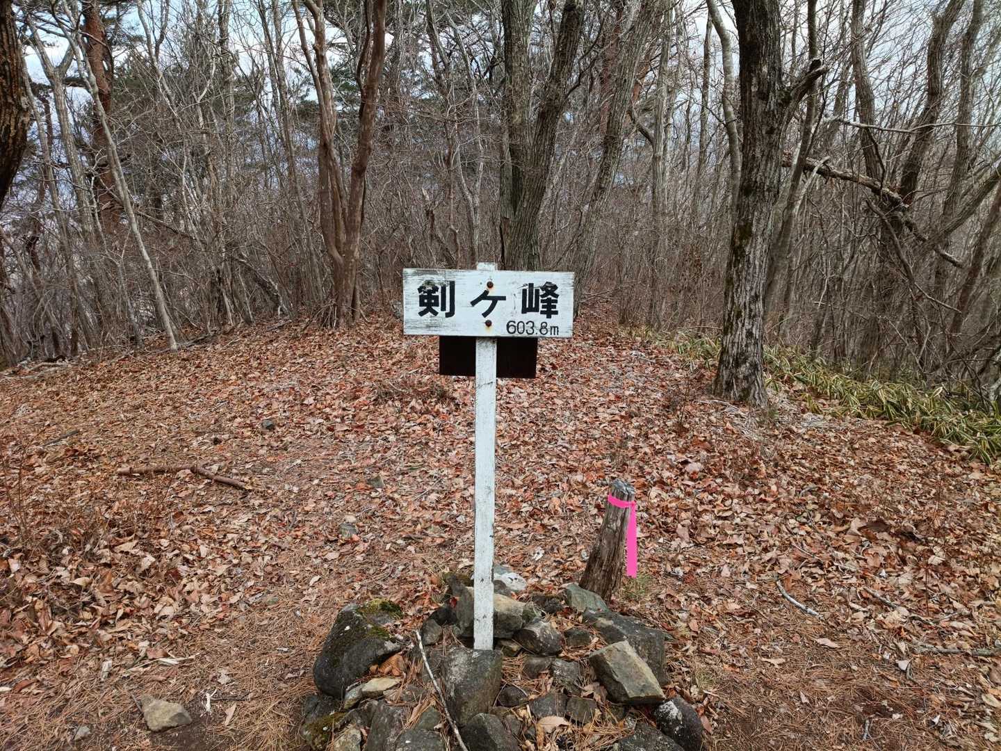 剣ヶ峰-水石山 往復コースの写真
