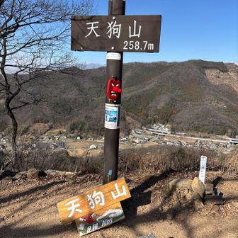 天狗山頂👍
風が強くてランチできず退散😂