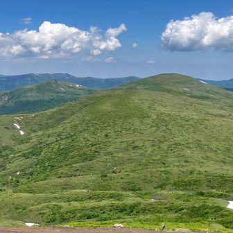 奥に乳頭山