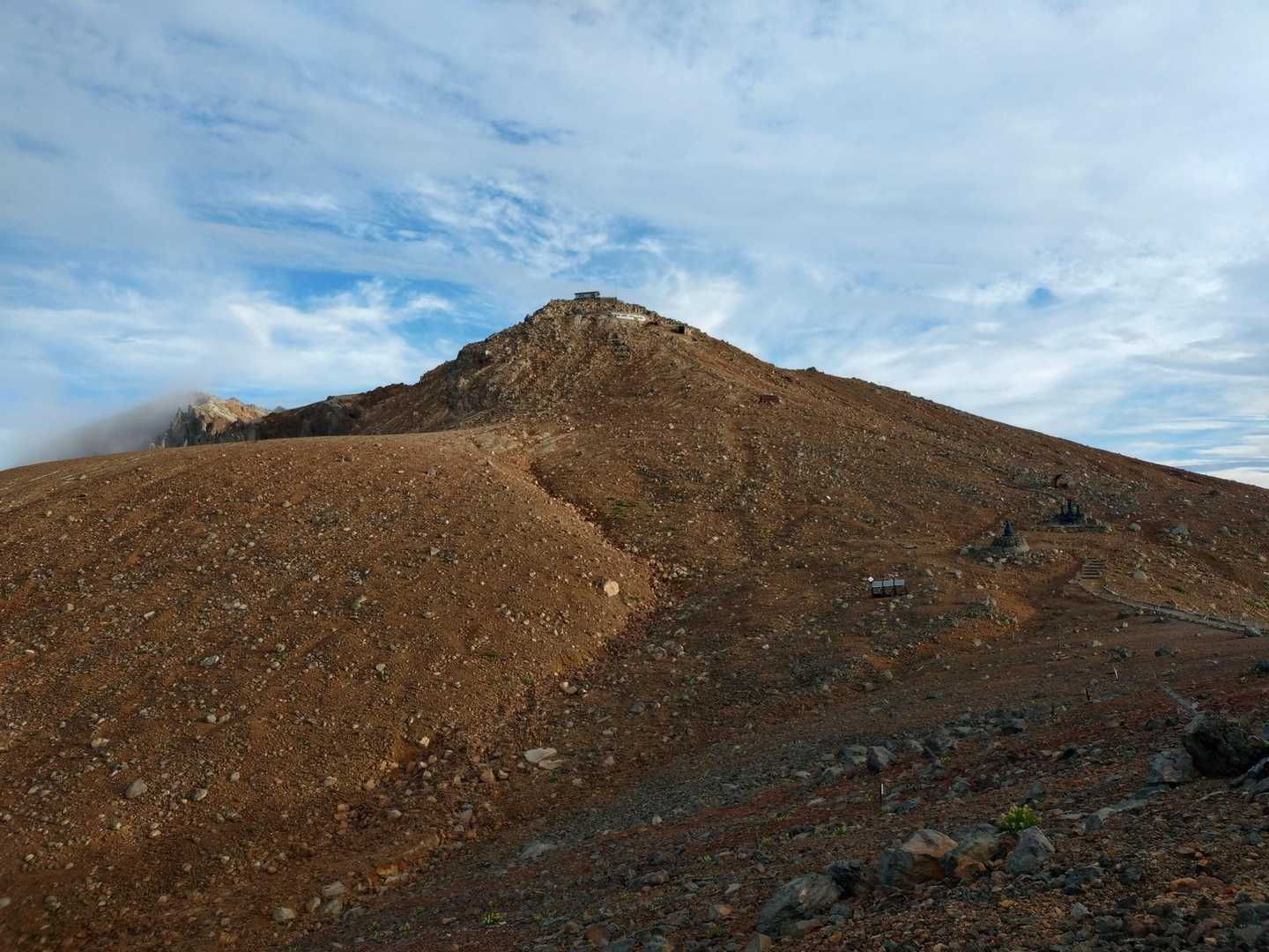 田の原登山口-王滝頂上-御嶽山 往復コースの写真