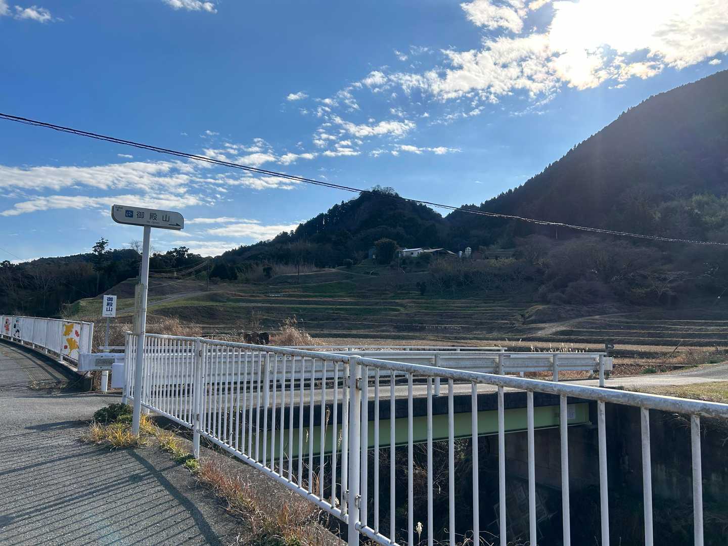 ここから歩き始めます。