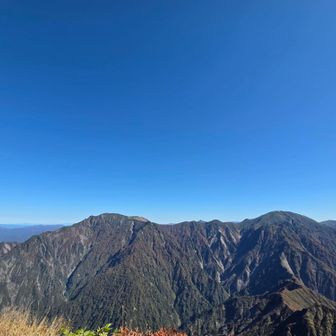 越後駒ケ岳と中ノ岳