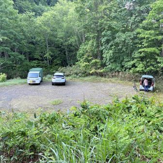 駐車場🅿️からスタート