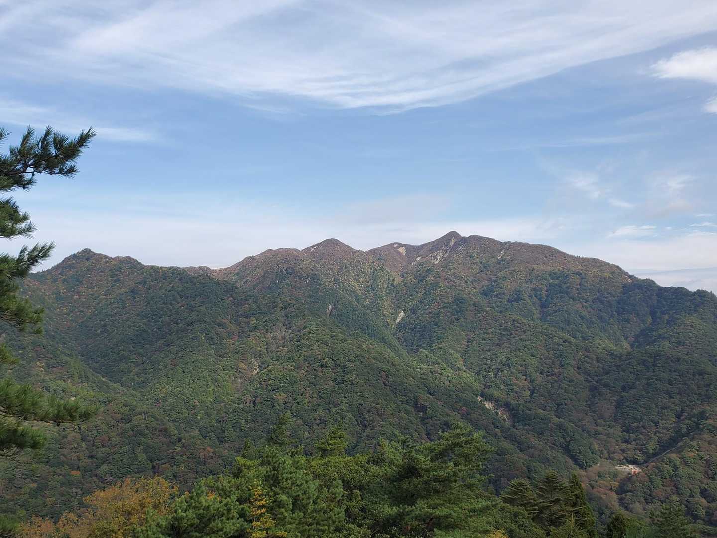 対面は、釈迦ヶ岳⛰️