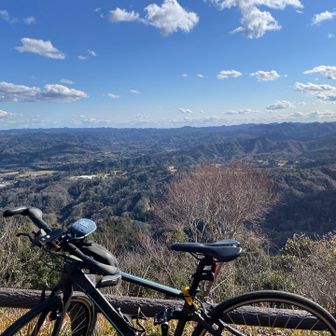 いつもの鹿野山からの眺め
陽射しがあると少し暖かい