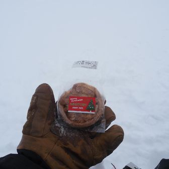 貰ったフロランタンで
元気チャージして登る