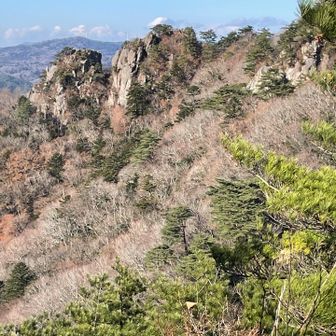 女体山、男体山