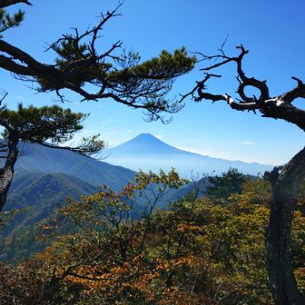 清八山来たらやっぱこれやるよね〜笑　　額縁富士山！