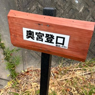 新しい看板あり〼🪧
こちらの標高は44m👀