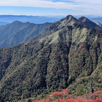 二ノ森かな？ここに道があってずっと歩いていくと友達が話してくれました。