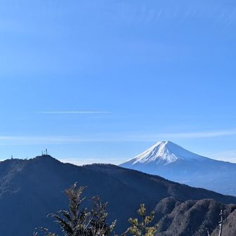 三つ峠と富士山