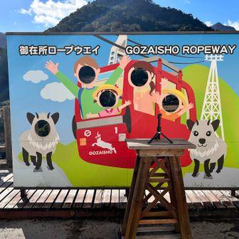 さぁどこに顔入れようかなぁ。
1番に浮かんだのがカモシカです。