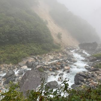 視界も悪かった