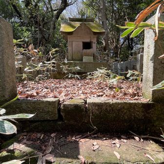Stone shrine on the summit