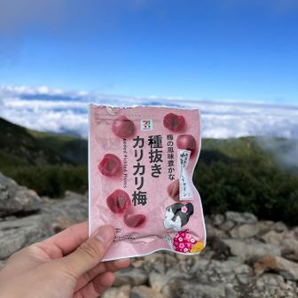 今回初めてカリカリ梅を持っていきました。次からも絶対に山のお供にしようと思うほど美味いー
尾花夏樹（グランメゾン東京）も上向く