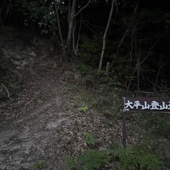正面登山道口。