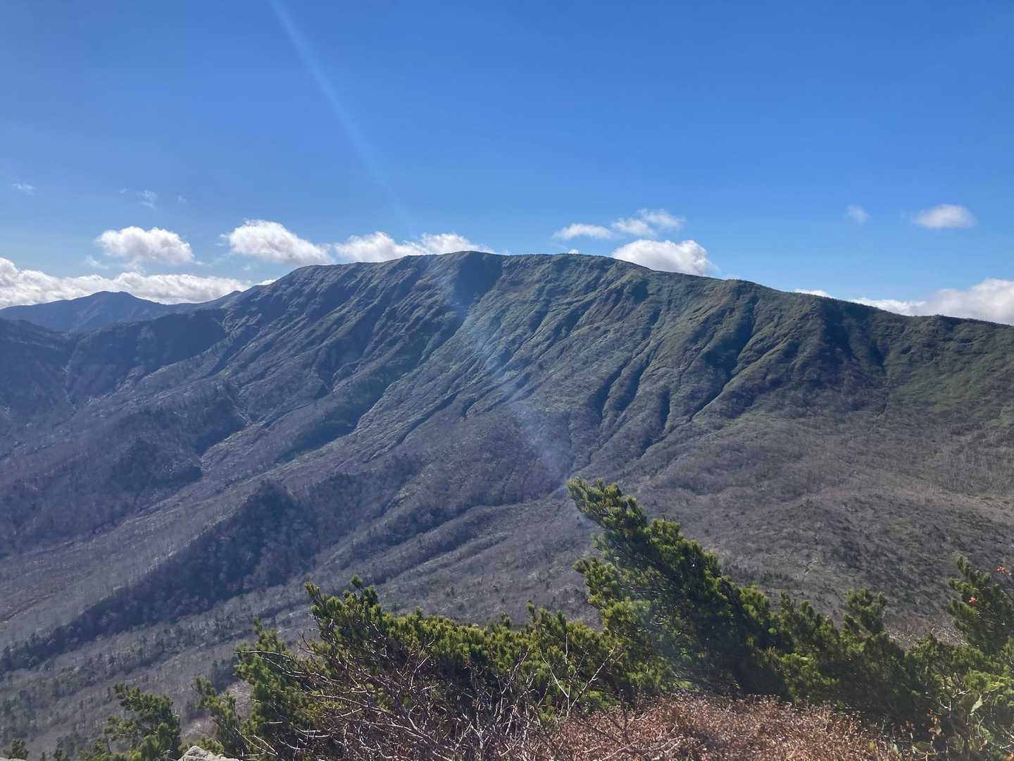 屏風岳がよく見えてました