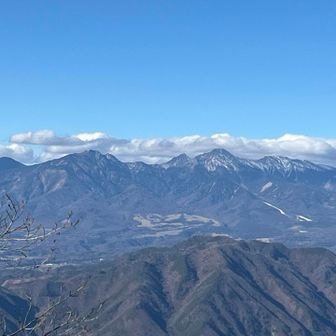 八ヶ岳が近くなり、下からまるっと見えてます。
升形山は抜群に眺望が良かったので、めっちゃお気に入り☺