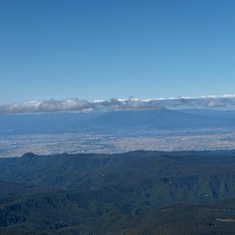 岩木山は雲の中☁️