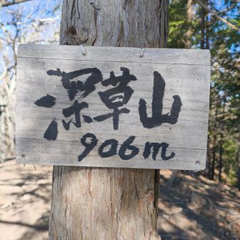 嬢より指示あり、大蔵経寺山からここまで久しぶりの先頭