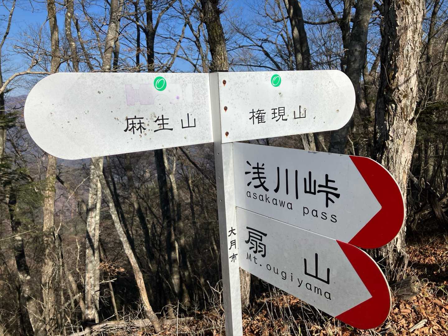 あと少しで権現山山頂👍