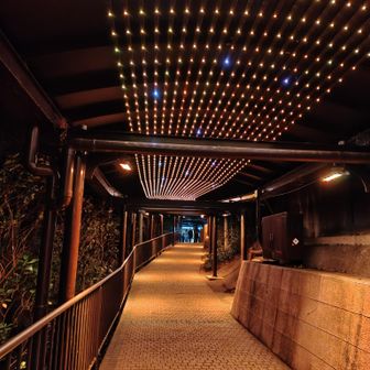 稲佐山頂上の通路