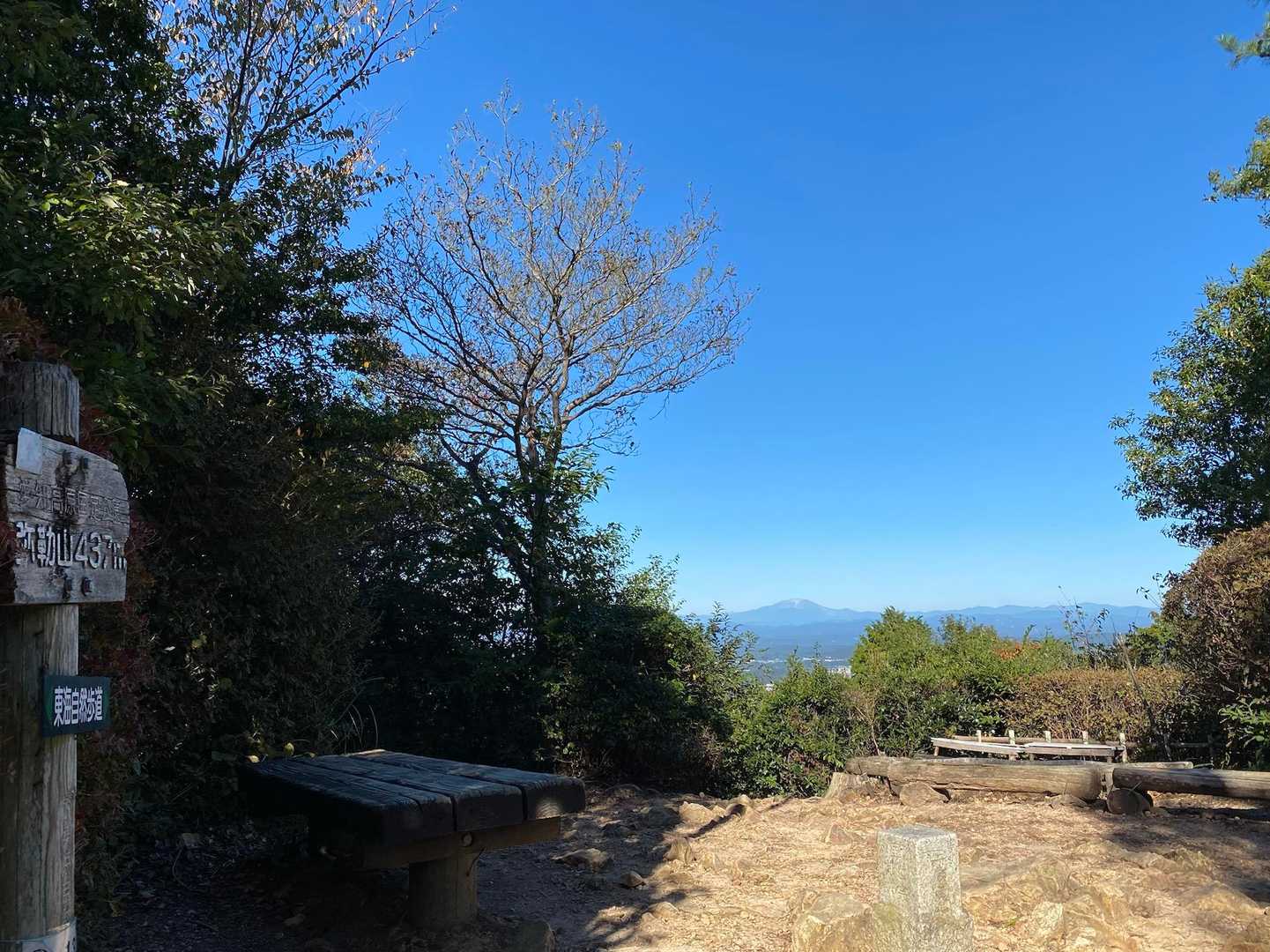 山頂とうちゃく！
御嶽山くっきり