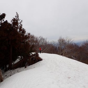 やや風があったので、下山
