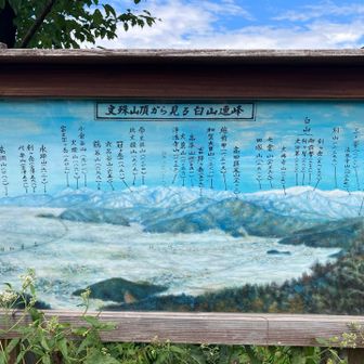 白山も拝めるらしい