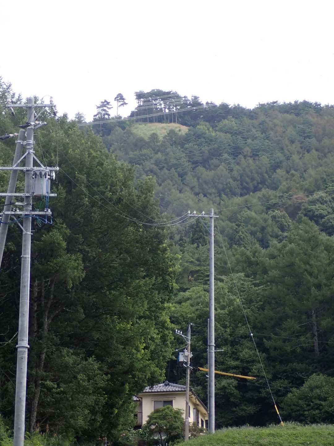 いの字山を振り返り