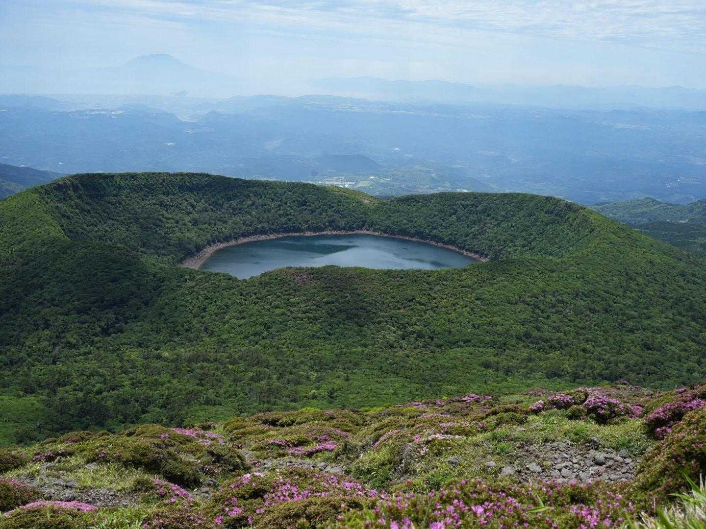 韓国岳登山口-韓国岳-つつじヶ丘登山口 周回コースの写真