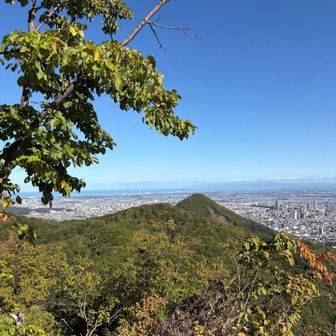 さっきまでいた三角山