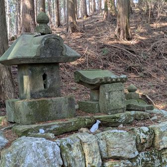 途中にあった祠
