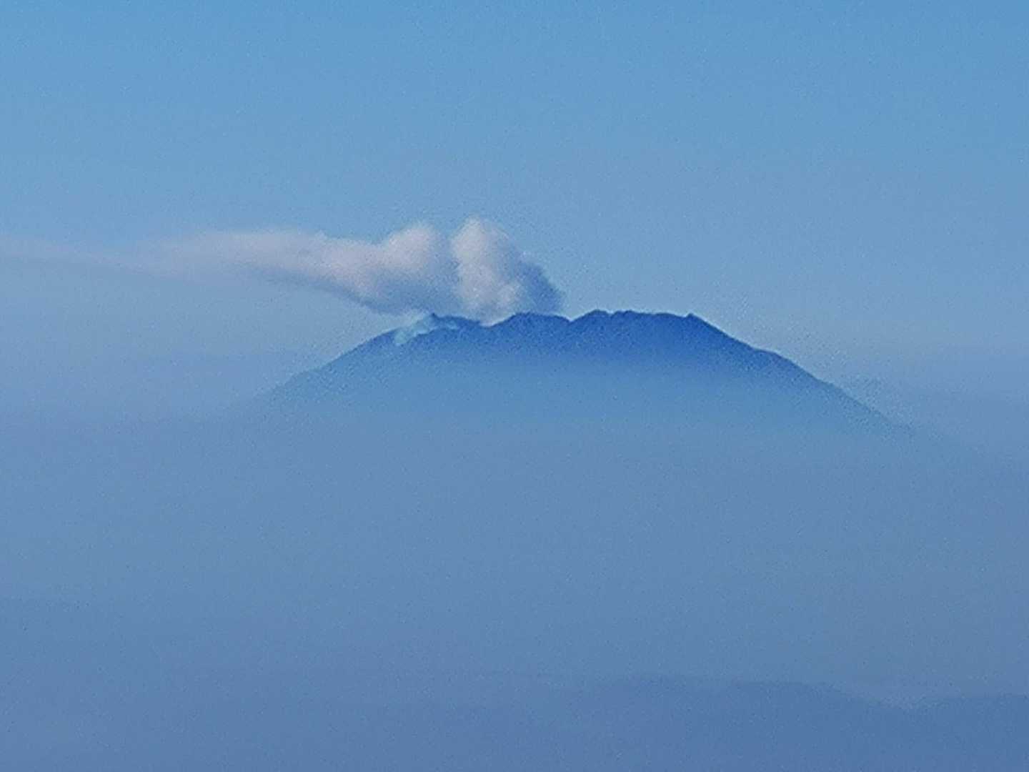 振り向くと桜島🌋